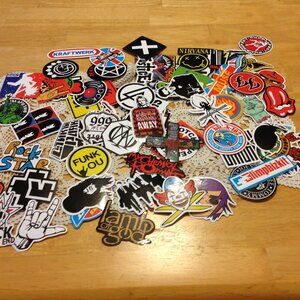 Crafts stickers bundle, Rock Music Theme